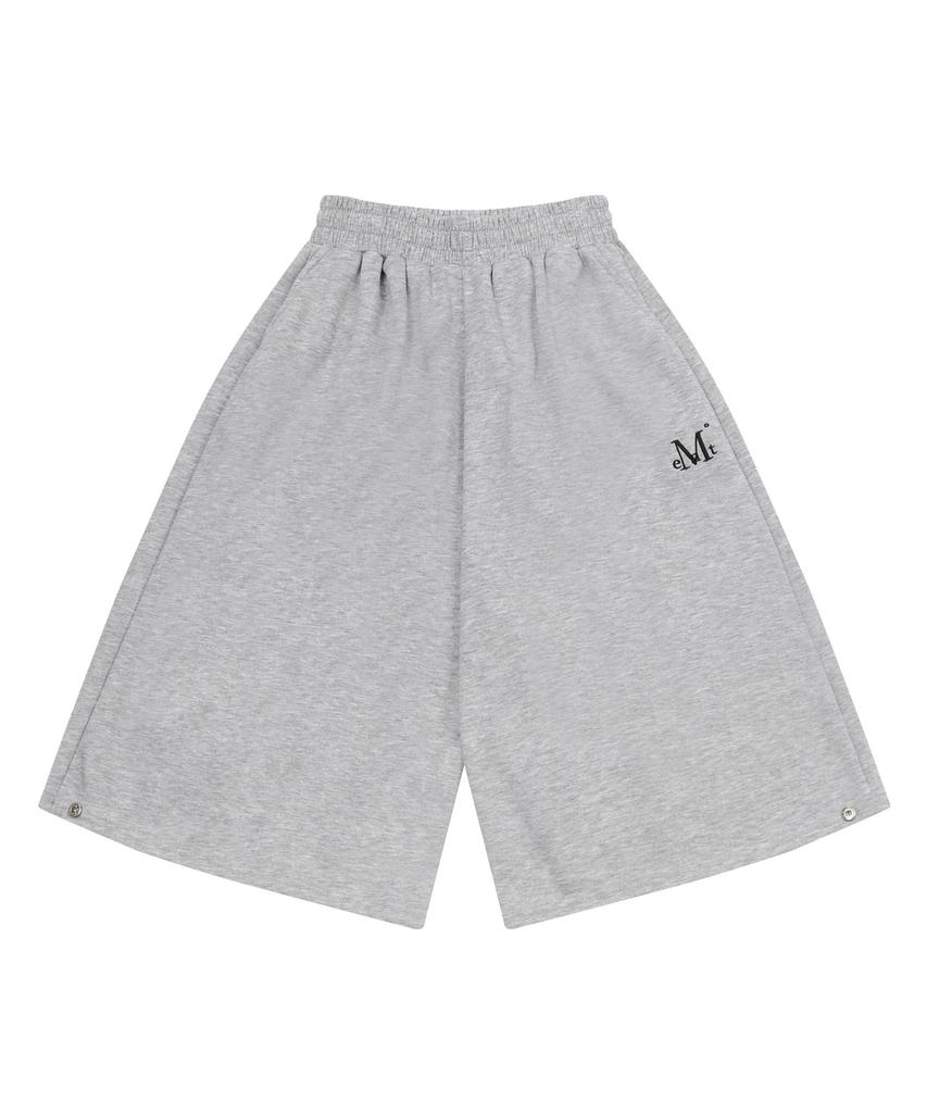 MUCENT Baut Hem Button Bermuda Half Pants Unisex (2 Colors)