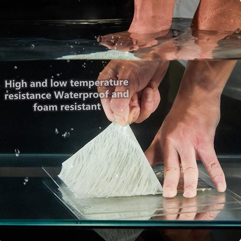 Водонепроницаемая лента, устойчивая к высоким температурам, алюминиевая фольга, утолщенная бутиловая лента, настенная лента для бассейна, крыши, трещина, ремонт воздуховодов, герметичная самоклеящаяся лента