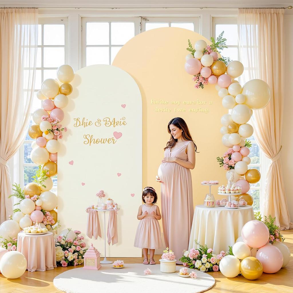 Свадебная арка, задник, чехол из спандекса, облегающий, круглый верх, чехол для задника арок Кьяра для украшения банкета на церемонии по случаю дня рождения