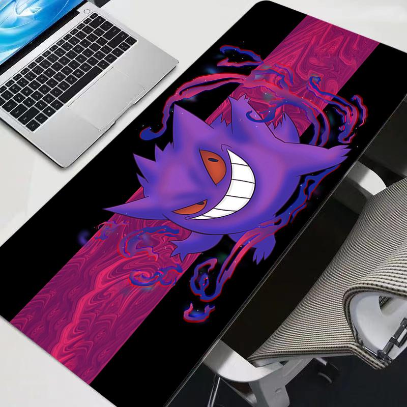 Mouse Pad Pokemon Pikachu Gengar Anime Carpe Large PC Gamer Computer Mausepad Varmilo Keyboard Gaming Accessories Desk Mat
