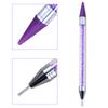 1/5pcs Dual-Ended Nail Rhinestone Picker Crystal Handle Wax Pencil Pick Up Applicator Dotting Drill Pen Manicure Picking Tools