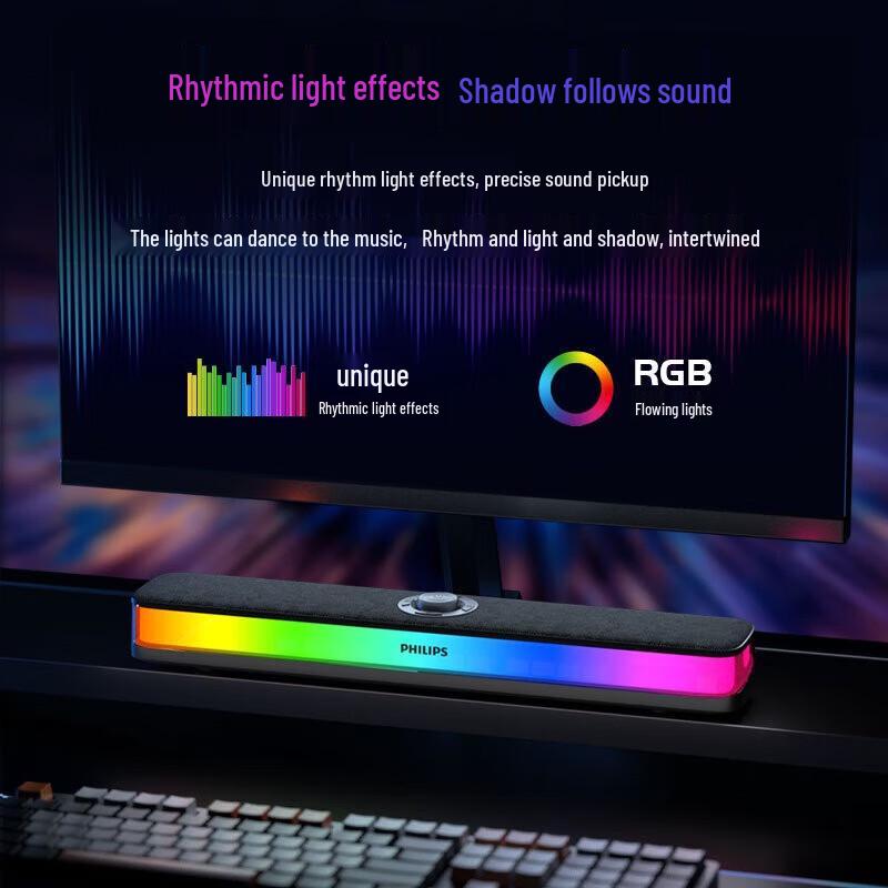 Philips SPA6109 RGB Gaming Bluetooth Speaker