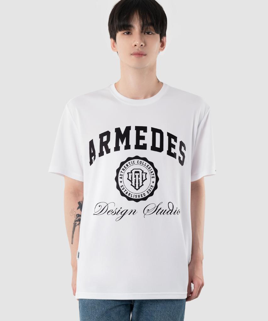 ARMEDES [2 упаковки] Функциональная футболка с коротким рукавом с художественным принтом (807)