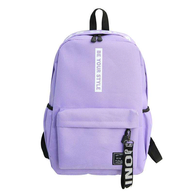 Backpack for Students Oxford Schoolbag Lightweight Large Capacity Soft Shoulder Strap Fashion Print Multi-function Backpacks