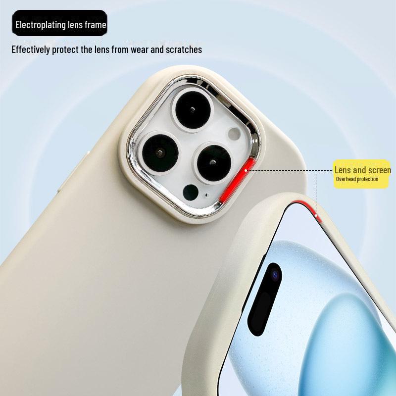 Чехол для iPhone 15promax Little Fat Girl: Подходит для iPhone 14, 13, 12 — однотонный чехол для мобильного телефона Apple