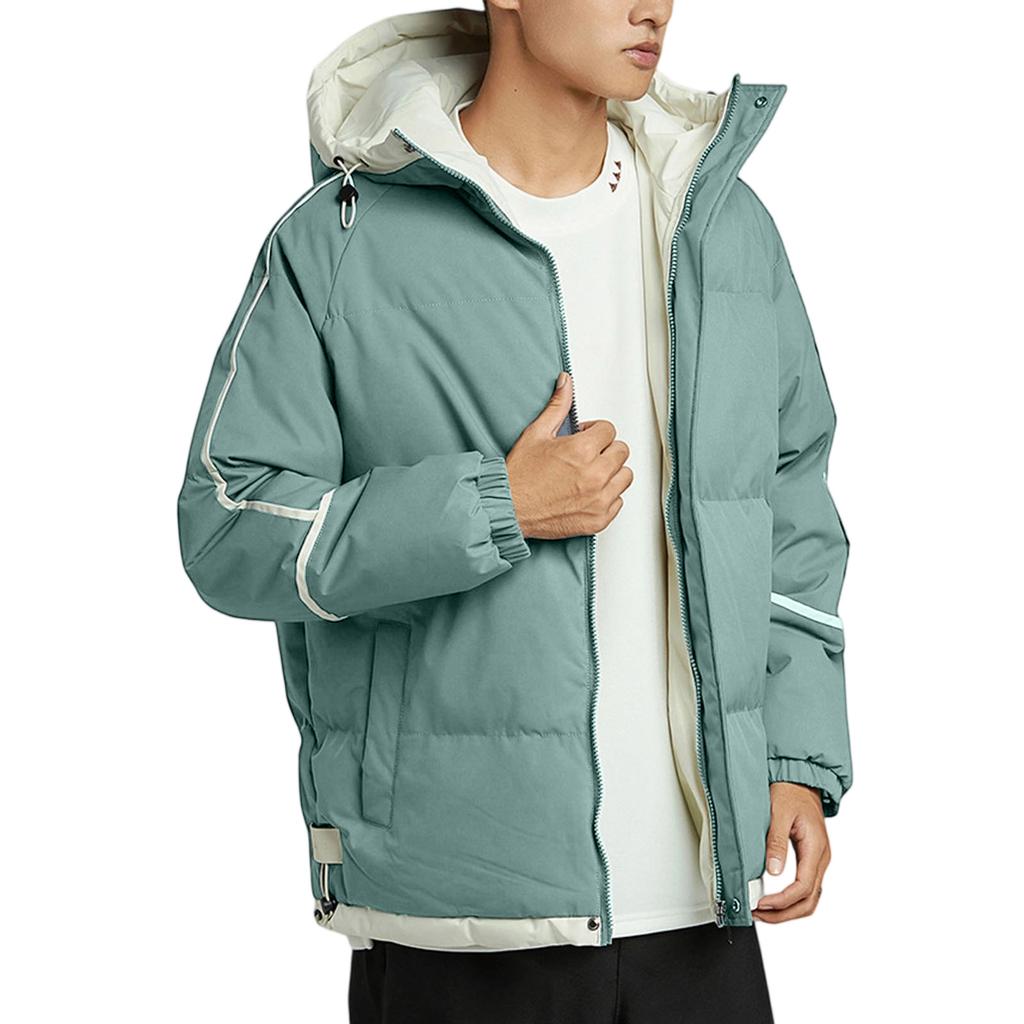 Men's And Women's Loose Hooded Hood Cotton-Padded Jacket Coat