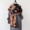 Winter Cashmere Scarf Women Shawl And Wraps Dot Thicken Warm Blanket Ladies Long Pashmina Echarpe Neckerchief Bufanda New