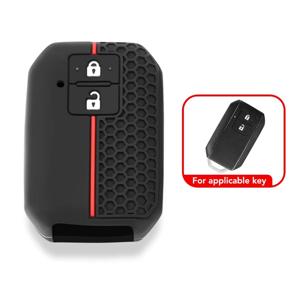 2 кнопки силиконовый пульт дистанционного управления автомобильный брелок аксессуары чехол для ключа чехол для Suzuki Swift Ignis Jimney XL7 Ertiga 2020 2021 2022 2023