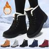 Fashion Women Winter Boots Ladies Snow Boots Lace Up Ankle Boots Female Non Slip Plush Fur Shoes Keep Warm Ankle Botas Plus Size