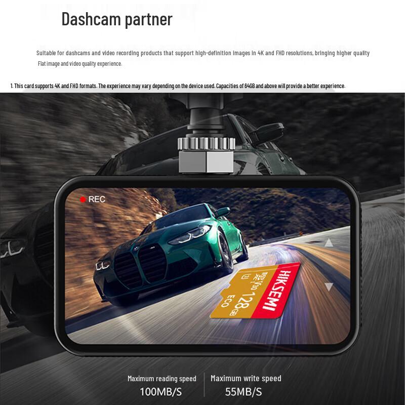 Карта памяти HIKVISION D10 ECO MicroSD с разъемом CN (адаптер в комплекте)
