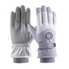 Ski Gloves Men's and Women's Autumn and Winter Windproof Waterproof Outdoor Riding Motorcycle Piled Thickened Warm Finger Gloves