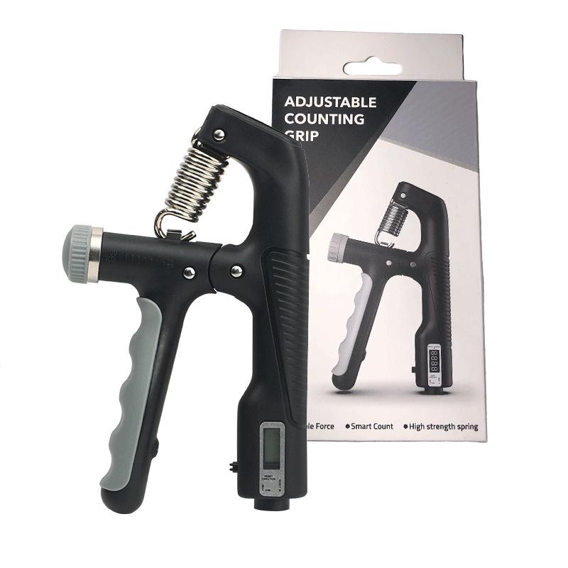 Силовой тренажер с регулируемым хватом: Электронный счетный ручной захват (10-100КГ) для тренировки мышц