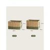 Minimalist Beige Green Woven Storage Basket Clothes Toys Linen Organization Nordic Style Handheld Laundry Hamper