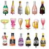 Whisky Bottle /Champagne Cup Big Size Helium Foil Adult Balloon Birthday Wedding Party Decoration Theme Scene Creative Decoration