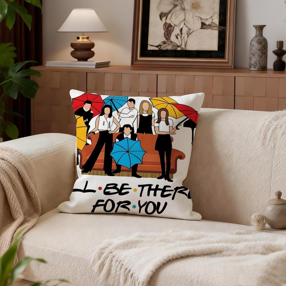 Comedy Friends Cushion Cover Cushion Cover Set 4Pcs 50x50 45x45 40x40 Pillowcase Decorative Sofa Home Decor