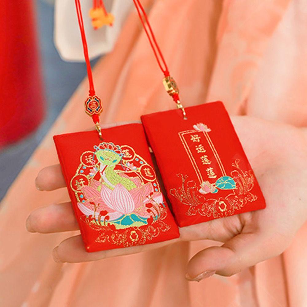 Мультяшный кулон Lucky Sache в китайском стиле для женщин, брелок, амулет на удачу, украшение для заднего вида автомобиля