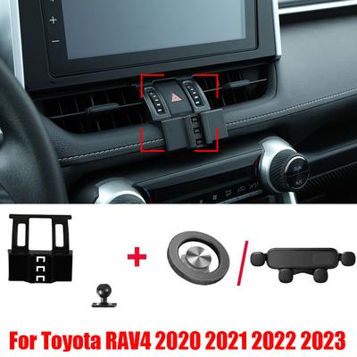 Специально для Toyota RAV4 2020 2021 2022 2023 Автомобильный держатель для телефона Фиксированный кронштейн Основание Магнитные держатели Складной Мини-держатель Гравитационный