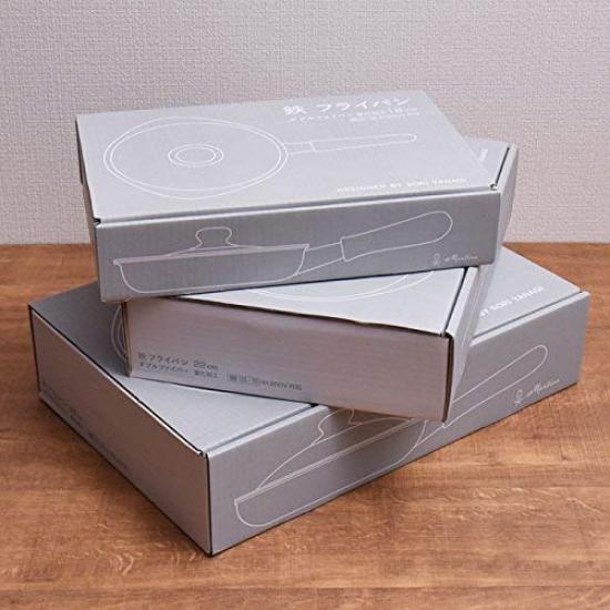 Yanagi Sori Iron Frying Pan Double Fiber Nitriding 18cm