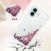 For iPhone 16 TPU Case Glitter Quicksand Shockproof Phone Back Cover