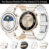 18 мм Керамический+Металлический Ремешок Для Huawei Watch GT5 Pro 42 мм GT6-5 41 мм Женский Роскошный Браслет Наручный Ремешок Для Huawei Watch GT6-5-4 41 мм
