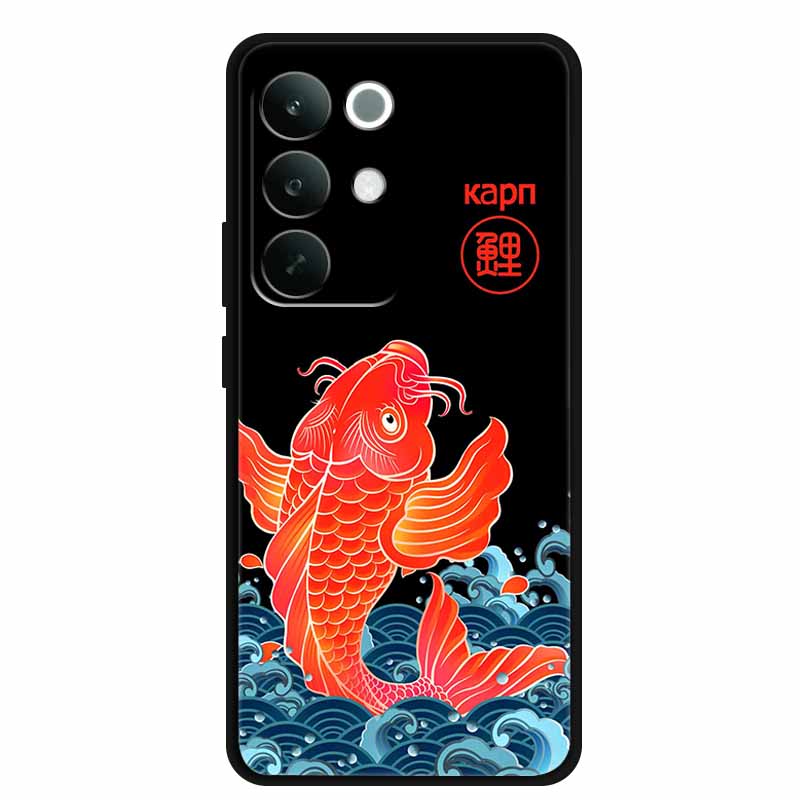 3D чехол-дракон для OPPO Realme C85 4G 15X 5G Рельефный чехол-бампер Силиконовый мягкий чехол для телефона C 85 15 X Тисненые цветы Funda