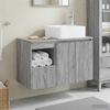 Bathroom Furniture Set 2 Pieces Grey Sonoma Engineered Wood
