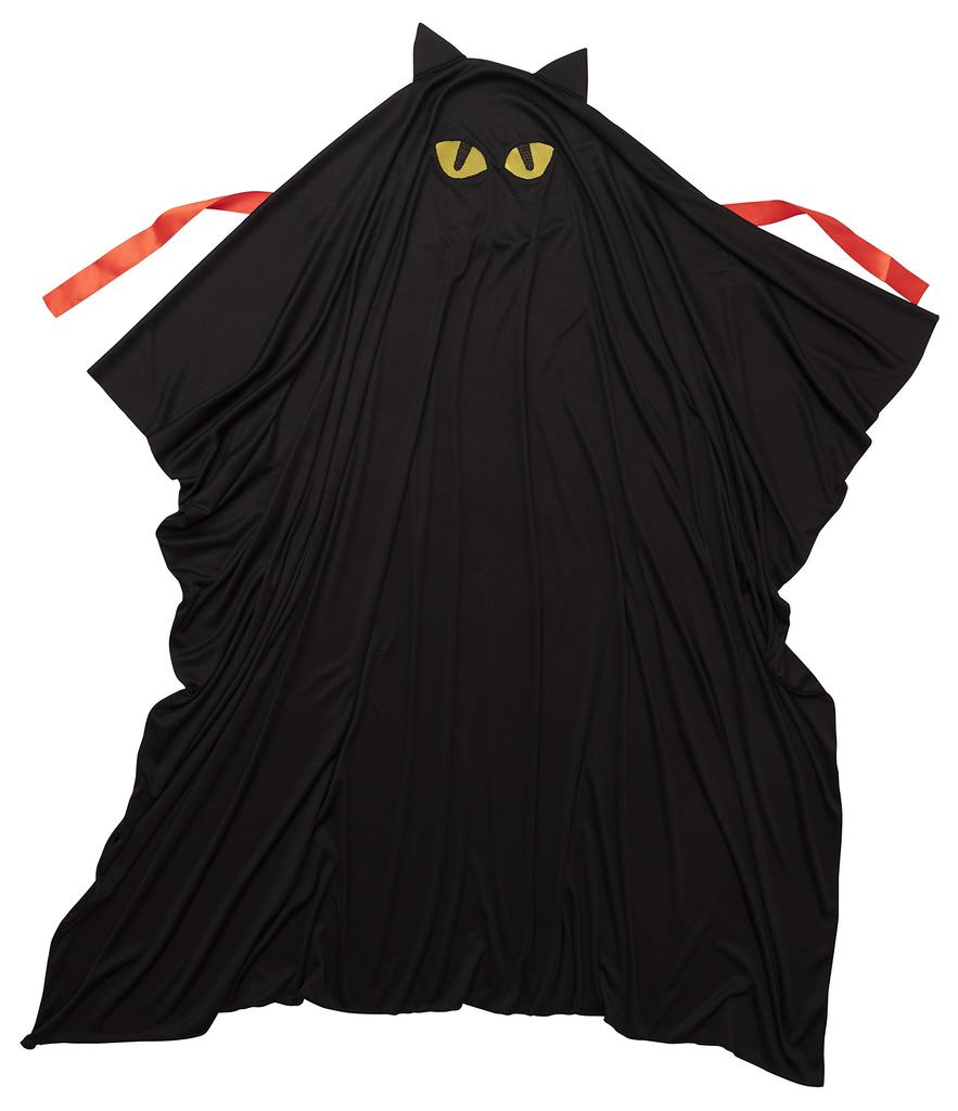Clearstone Косплей Хэллоуин Теру Теру Кот Черное пончо 2-в-1, Унисекс,