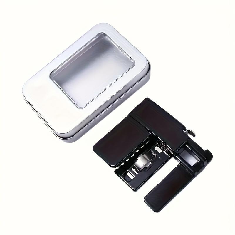 Регулируемая клипса на пояс для джинсов, многофункциональный съемный пуговичный инструмент, пряжка без шитья, замена ремня для складывающихся брюк, фиксатор пояса своими руками, однотонный