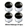 For Seat 4pcs 56/60mm Car Wheel Center Hub Caps Tire Rim Covers Accessories FR Cupra Leon Ibiza Ateca Altea E-Racer Alhambra