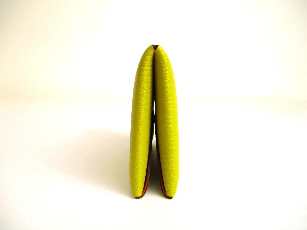 Authentic HERMES CUMIN Chevre Myzore Card Case Card Holder Calvi Verso #a892  Refurbished