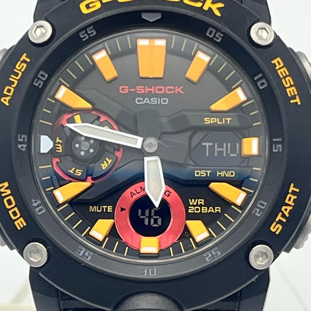 Б/у Рабочий item G-SHOCK GA-2000 Часы Королевство Бутан Специальная модель CASIO Casio Черный Желтый G-Shock
