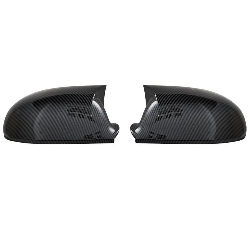 Боковая зеркальная крышка Bat для Golf 5 VW 2003-2009 GTI R32, автомобильные аксессуары, блестящее пианино, черный тюнинг, автоспорт, дизайн летучей мыши TSI TDI FSI