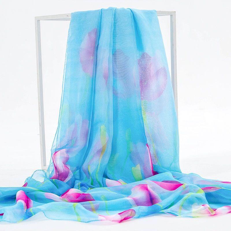 New Arrival Women's Scarf, Oversized and Lightweight Chiffon Shawl for Beach Vacation and Winter, Fashionable and Versatile