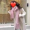 Korean Imitation Cashmere Plaid Scarf for Women - Thick, Warm, Versatile Autumn/Winter Fashion