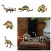 Vintage Dinosaur Statue Zinc Zinc Alloy Children Dinosaur Toy Lucky Dinosaur Miniatures  Decoration Crafts