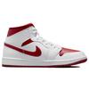 Air Jordan 1 Mid White Pomegranate Женские кроссовки BQ6472-161