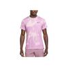 Court Advantage Dri-Fit Устойчивые материалы Дышащая Повседневная футболка с коротким рукавом Мужские топы Розовый FQ2108-632