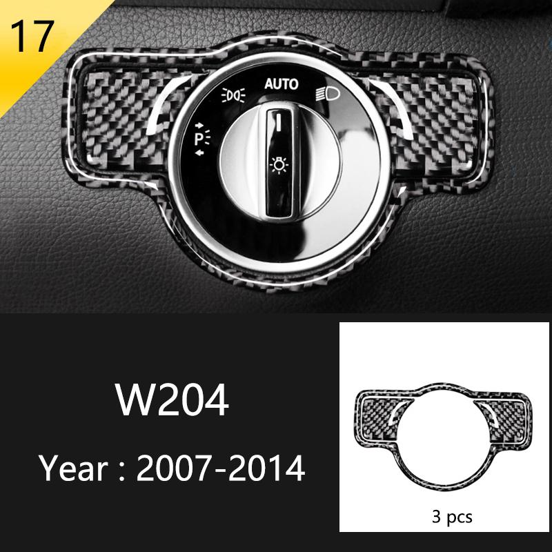 Для Mercedes Benz C Class W204 C180 C200 C260 автомобильная панель окна двери из углеродного волокна полоса защитная отделка наклейка аксессуары