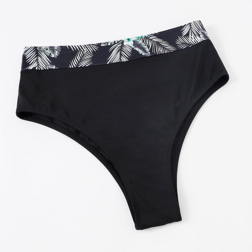 Женский разделенный комплект из трех предметов, блузка с высокой талией и длинными рукавами, солнцезащитные комплекты бикини