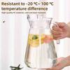Cold Beverage Pitcher with Spout Spill-Proof Lid Large Capacity Water Jug for Ice