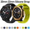 Силиконовый ремешок 20 мм 22 мм для Amazfit T-Rex3 Pro 48 мм 44 мм/Helio/Balance 2 Спортивный браслет для Amazfit Active 2 Square/GTS 4
