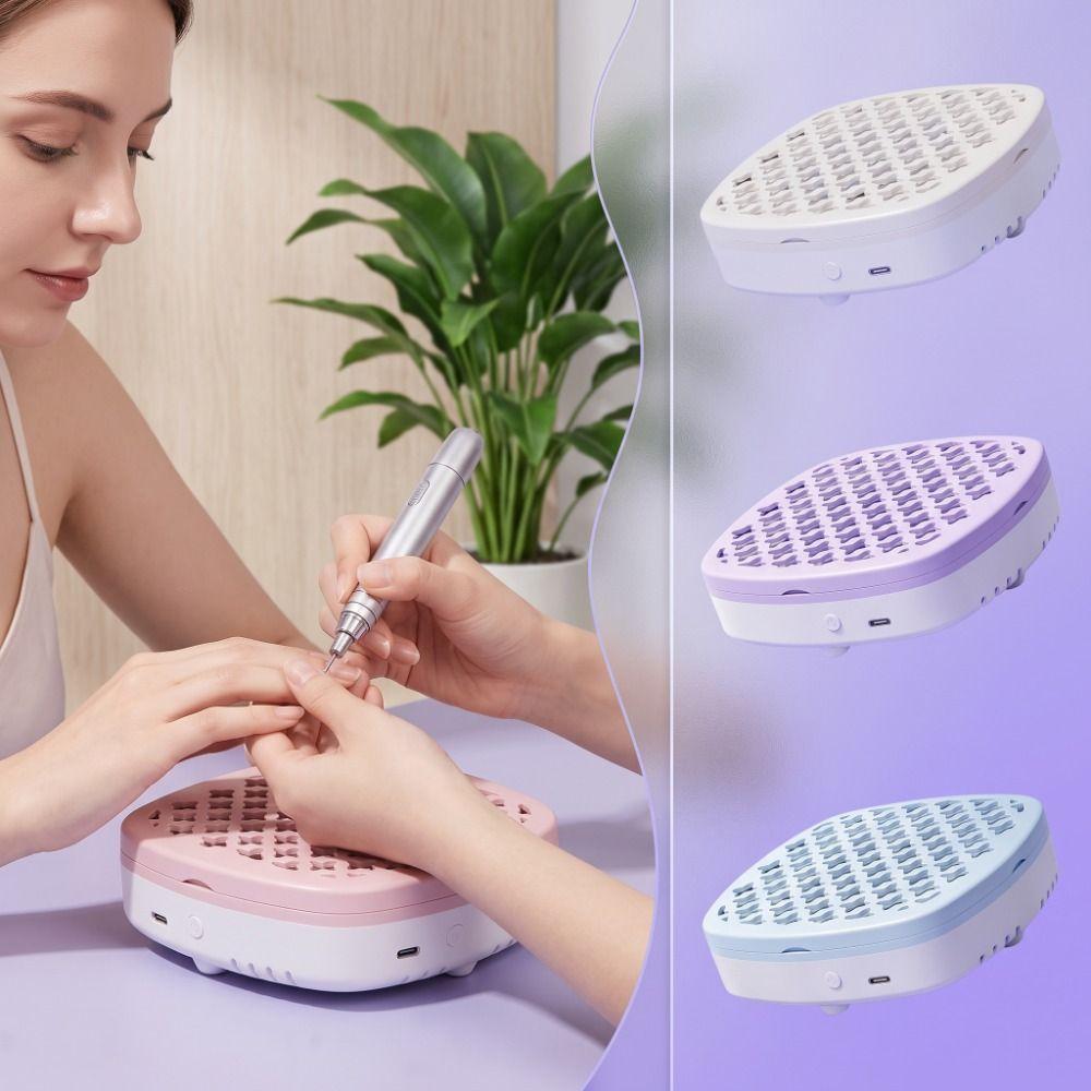 Strong Suction Nail Art Dust Collection Machine Silent USB Nail Dust Remover Dust Collection