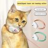 Перезаряжаемая игрушка-лазер для кошек с датчиком движения, лазерный ошейник-дразнилка для кошек, интерактивные игрушки для кошек/котят/собак для игр в помещении