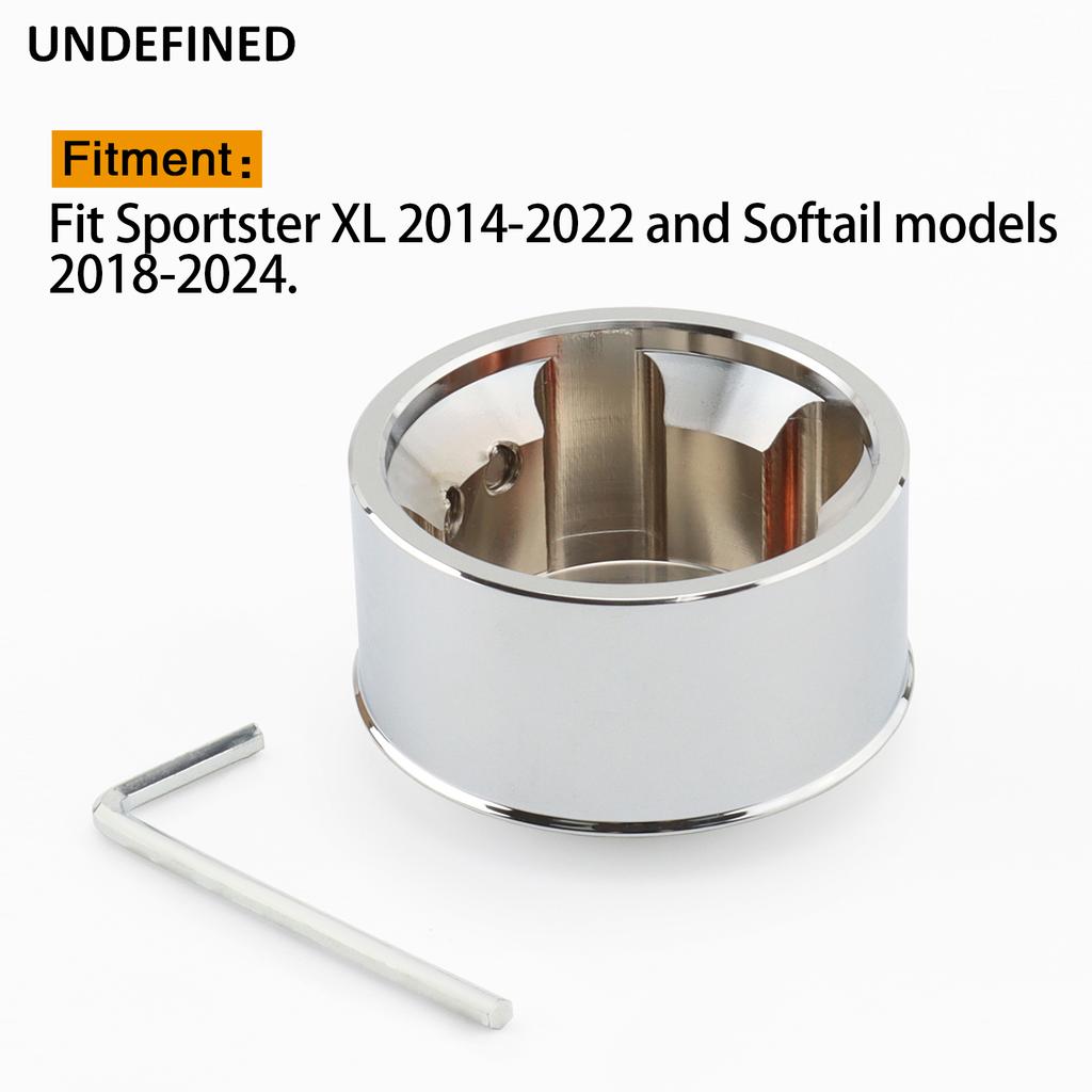 Motorcycle Swingarm Axle/Pivot Bolt Cover For Harley Portster XL883 XL1200 2014-2022 Softail Fatboy Breakout 2018-2024