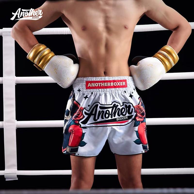 MMA Boxing Shorts Men Women Training Fight Pants Muay Thai Kickboxing Gym Workout Athletic