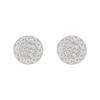 Moissanite Real 925 Silver Iced Cluster Round Hip Hop Out Big Mens Stud Earrings