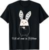70% of Me Is Coffee - Funny Sarcastic Rabbit & Coffee Lovers T-Shirt
