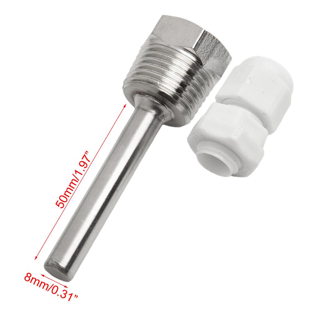 Высококачественная термогильза SUS304 для датчика температуры с резьбой 1/2 G