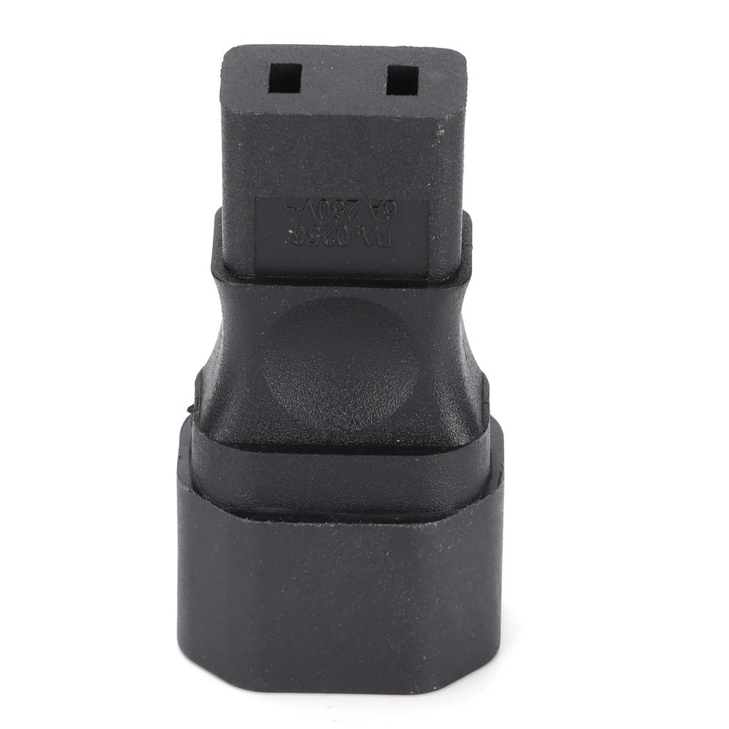 Power Adapter Male To IEC Female Durable Long Life Converter Plug for AC Output 6A 250V