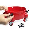 Removable Storage Tray Tote Detail Kit Wash Bucket Dolly Rolling Bucket Dolly  Car Accessories